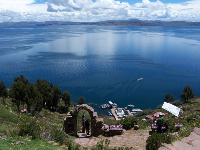 Paisaje Lago Titicaca